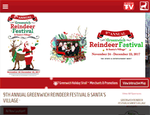 Tablet Screenshot of greenwichreindeerfestival.com